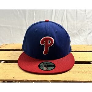 Philadelphia Phillies New Era 59FIFTY Fitted Hat Size 7 MLB Authentic Collection